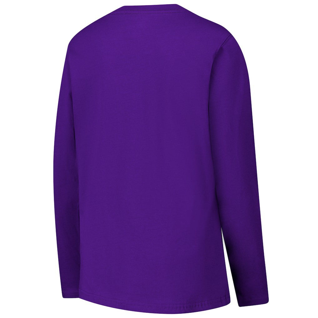 Minnesota Vikings G-III 4Her by Carl Banks Women's Post Season Long Sleeve V-Neck T-Shirt - Purple outlet