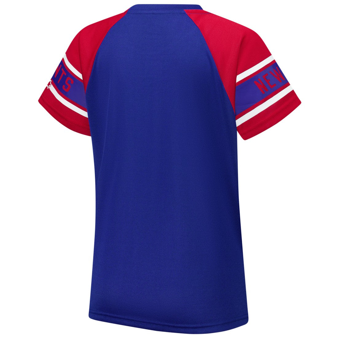New York Giants Starter Women's 1st Rounder Color Block Raglan Top - Royal for sale