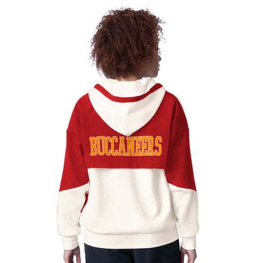 Tampa Bay Buccaneers Starter Women's Scrimmage Full-Zip Hoodie - White outlet