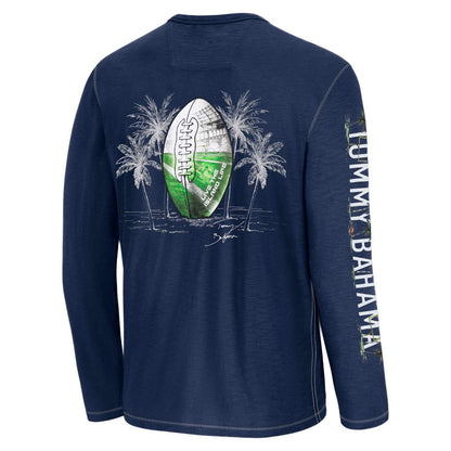 Houston Texans Oasis Endzone Lux Long Sleeve T-Shirt - Blue for sale