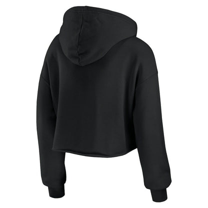 Indianapolis Colts WEAR by Erin Andrews Women's Prime Cropped Pullover Hoodie - Black outlet