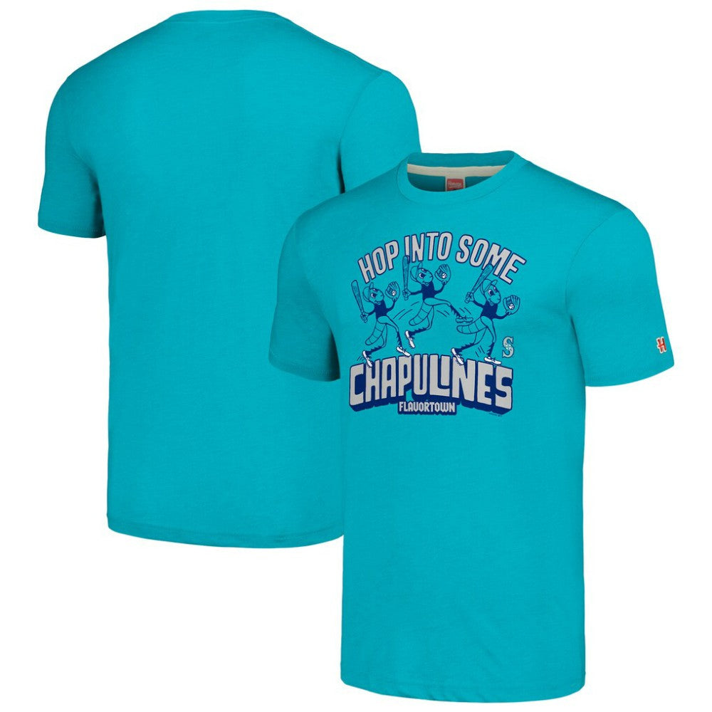 Seattle Mariners MLB x Guy Fieri’s Flavortown Unisex Tri-Blend T-Shirt - Teal