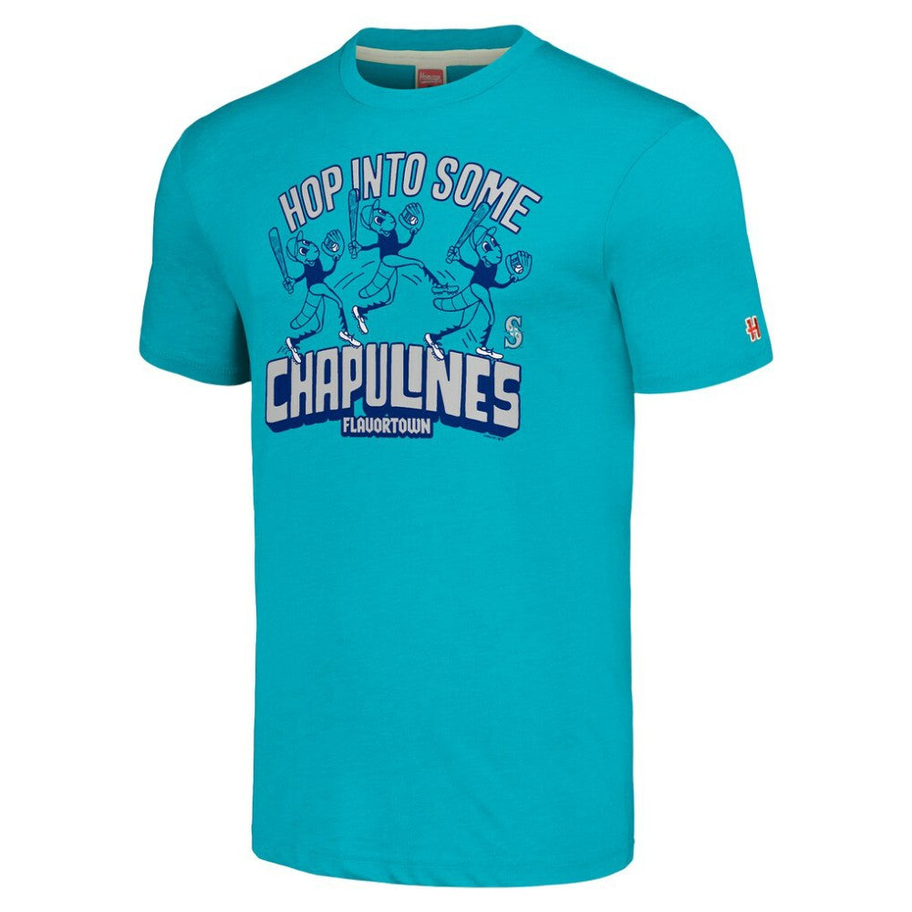 Seattle Mariners MLB x Guy Fieri’s Flavortown Unisex Tri-Blend T-Shirt - Teal