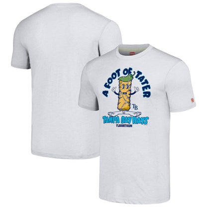 Tampa Bay Rays MLB x Guy Fieri’s Flavortown Unisex Tri-Blend T-Shirt - Ash