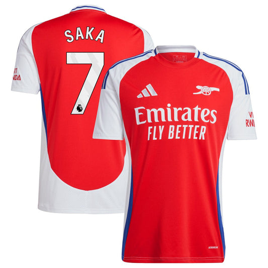 Bukayo Saka Arsenal 2024/25 Home Replica Player Jersey – Red | Adidas shop
