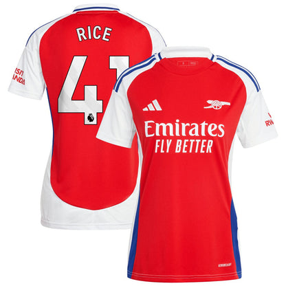 Declan Rice Arsenal Women's 2024/25 Home Replica Player Jersey – Red | Adidas discount