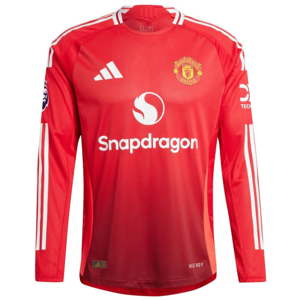 Marcus Rashford Manchester United 2024/25 Home Long Sleeve Player Jersey - Red on sale