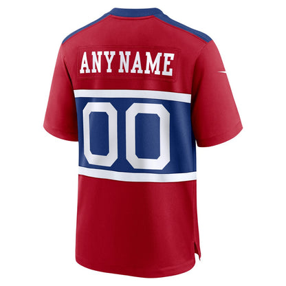 New York Giants Alternate Game Custom Jersey - Century Red | Nike on sale