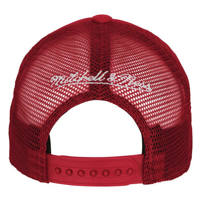 Chicago Bulls Youth Core Evergreen Trucker Adjustable Hat - Red | Mitchell & Ness discount