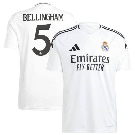 Jude Bellingham Real Madrid 2024/25 Home Replica Player Jersey - White | Adidas shop