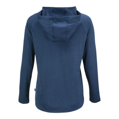 Chicago Bears Cutter & Buck Women's Coastline Epic Comfort Eco Recycled Long Sleeve Hoodie T-Shirt - Navy outlet
