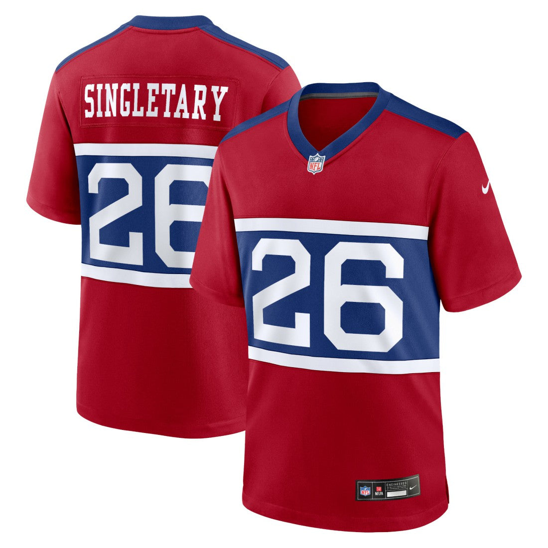 Devin Singletary New York Giants Youth Game Jersey - Red | Nike on sale