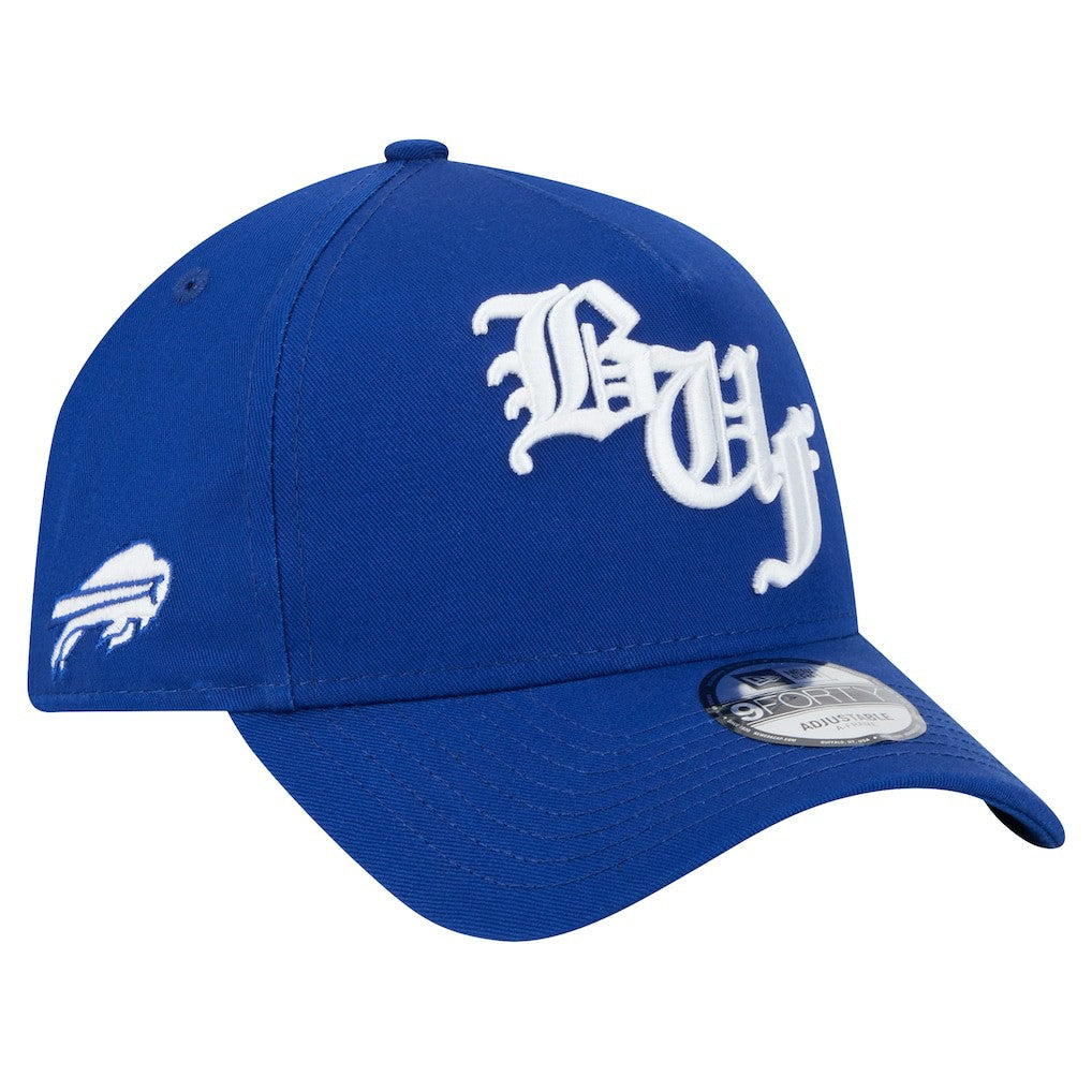 Buffalo Bills New Era Mystic 9FORTY A-Frame Adjustable Hat - Royal online