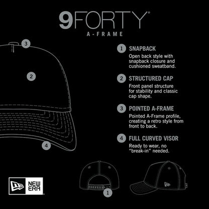 Buffalo Bills New Era Mystic 9FORTY A-Frame Adjustable Hat - Royal online
