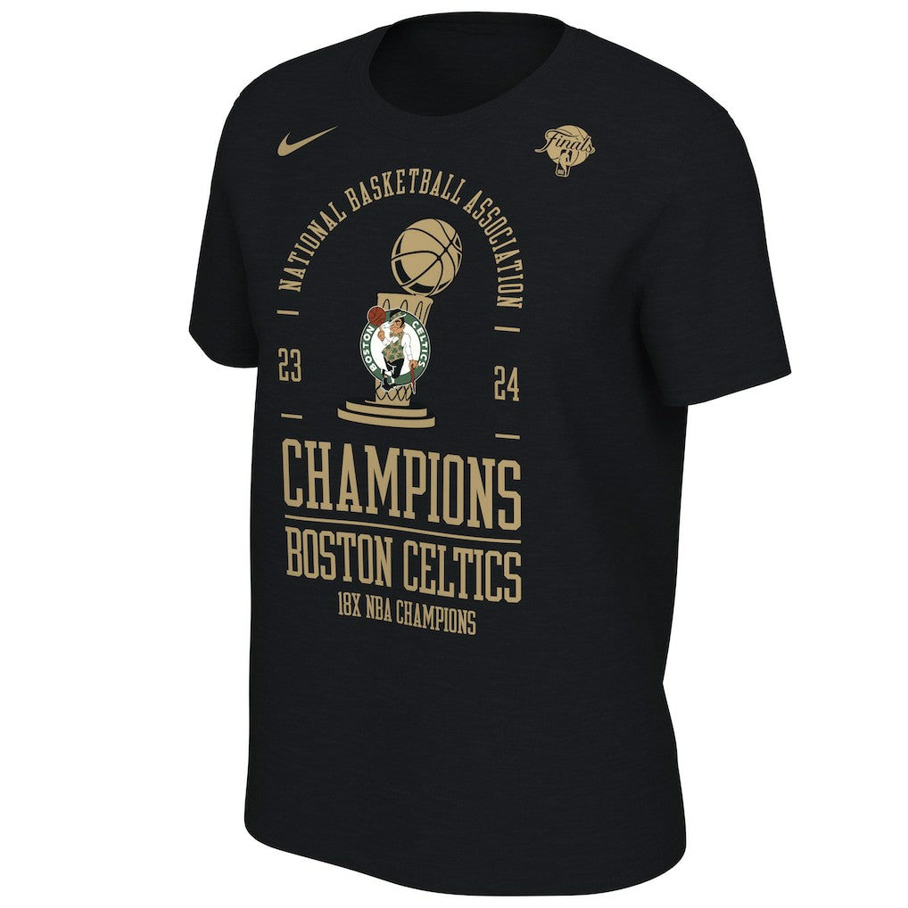Boston Celtics Women's 18-Time NBA Finals Champions Locker Room T-Shirt - Black | Nike shop