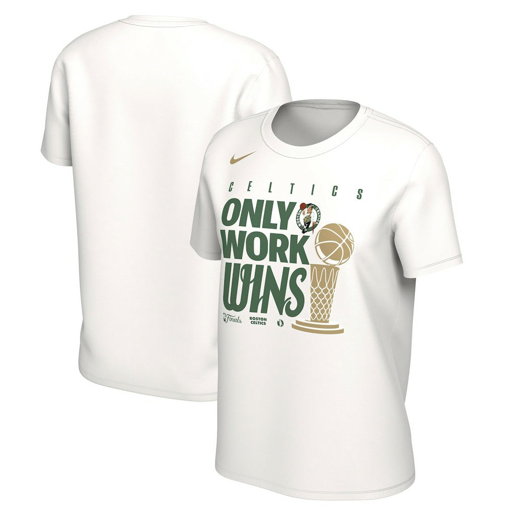 Boston Celtics Women's 2024 NBA Finals Champions Celebration Parade T-Shirt - White | Nike outlet