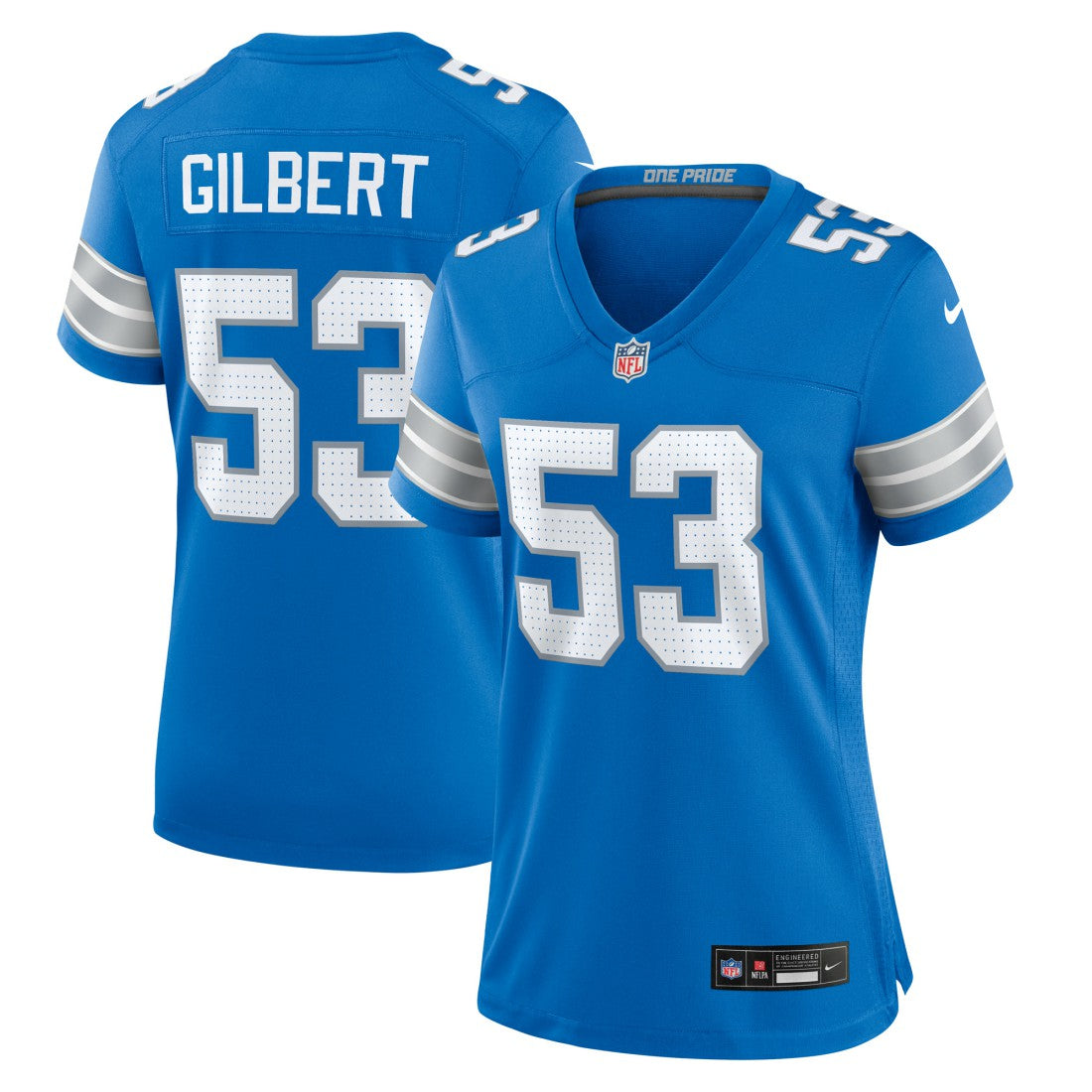 DaRon Gilbert Detroit Lions Women's Game Jersey - Blue | Nike online