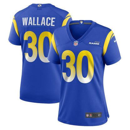 Josh Wallace Los Angeles Rams Women's Game Jersey - Royal | Nike cheap
