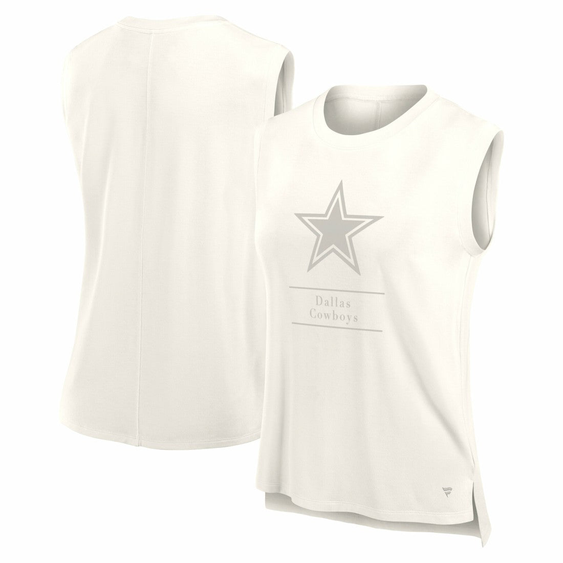 Dallas Cowboys Women's Studio Embrace Tank Top - Cream on sale