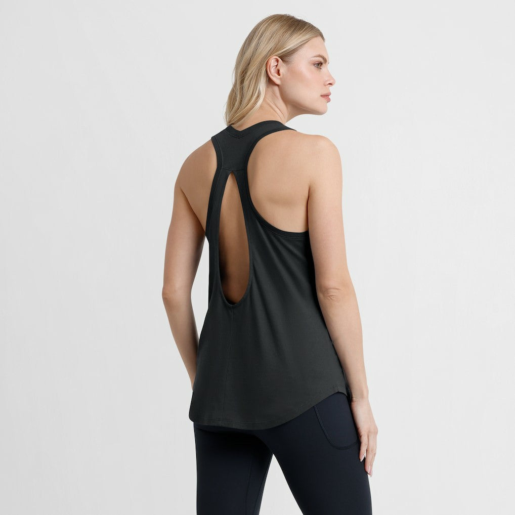 Las Vegas Raiders Women's Iron Fan Tank Top - Black cheap