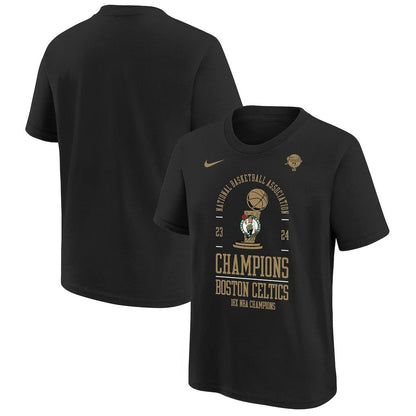 Boston Celtics Youth 18-Time NBA Finals Champions Locker Room T-Shirt - Black | Nike sale