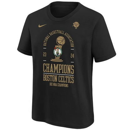 Boston Celtics Youth 18-Time NBA Finals Champions Locker Room T-Shirt - Black | Nike sale