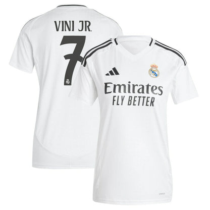 Vini Jr. Real Madrid Women's 2024/25 Home Replica Player Jersey - White | Adidas online