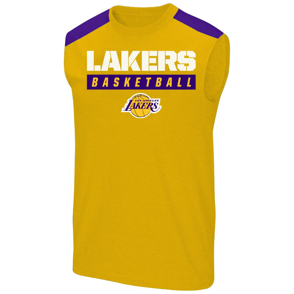 LeBron James Los Angeles Lakers Profile Big & Tall Player Muscle Tank - Gold on sale