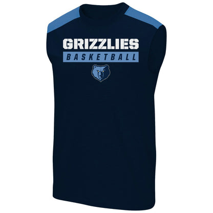Ja Morant Memphis Grizzlies Profile Big & Tall Player Muscle Tank - Navy online