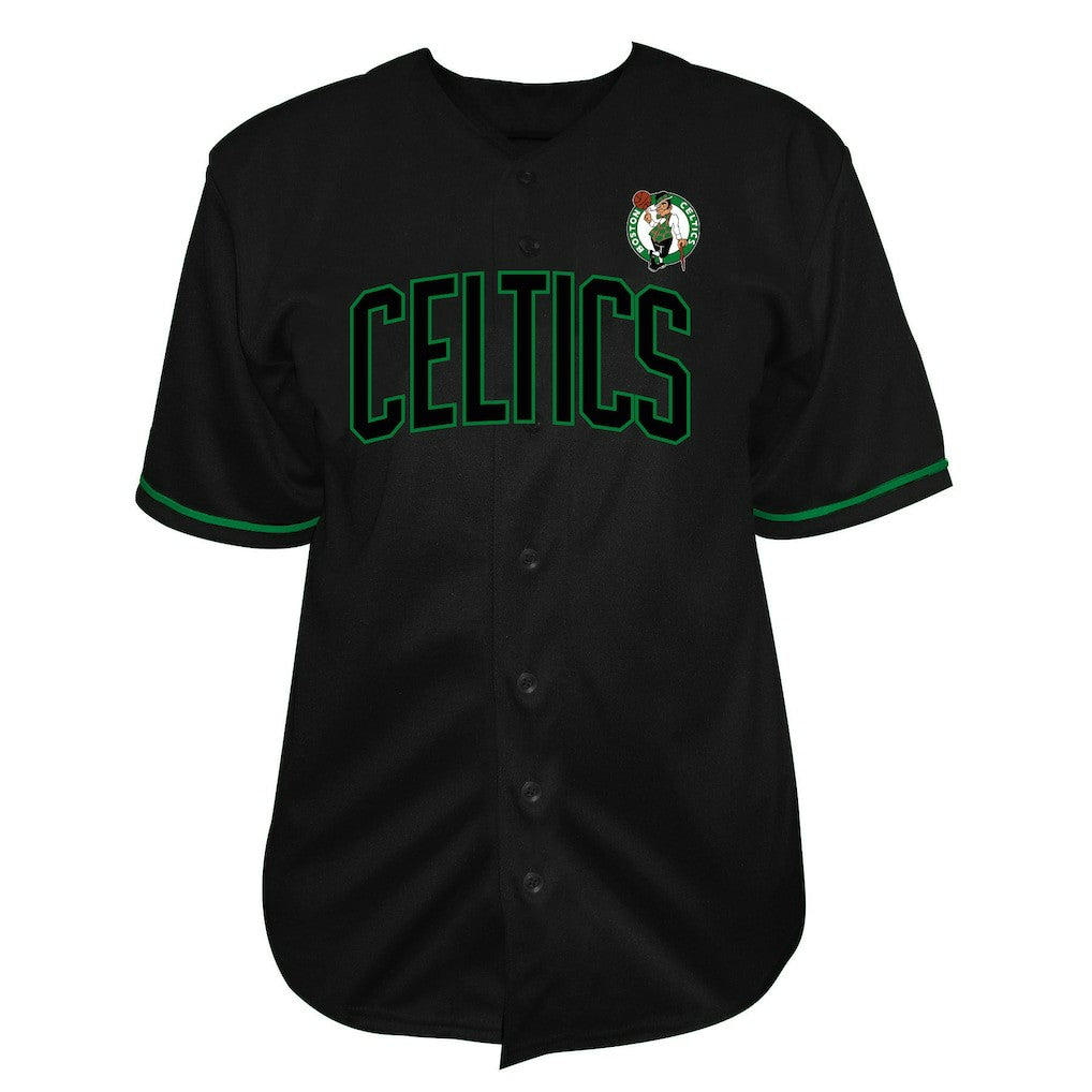 Jayson Tatum Boston Celtics Profile Big & Tall Name & Number Button-Up Jersey - Black outlet