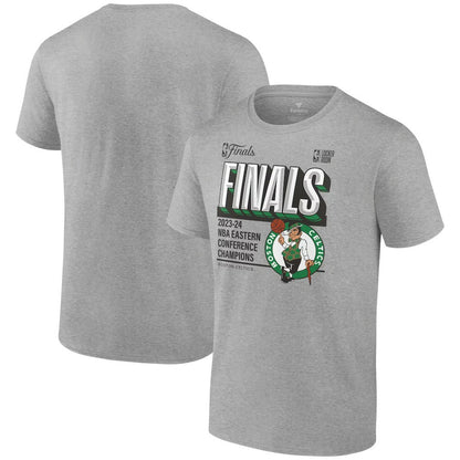 Boston Celtics 2024 Eastern Conference Champions Locker Room Big & Tall T-Shirt - Heather Gray | Fanatics on sale