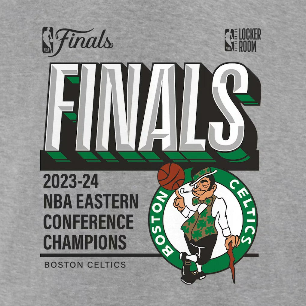 Boston Celtics 2024 Eastern Conference Champions Locker Room Big & Tall T-Shirt - Heather Gray | Fanatics on sale