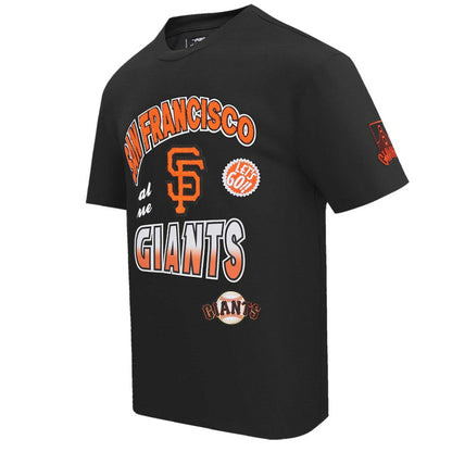 San Francisco Giants Pro Standard Turn It Up Dropped Shoulder T-Shirt - Black