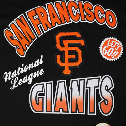 San Francisco Giants Pro Standard Turn It Up Dropped Shoulder T-Shirt - Black