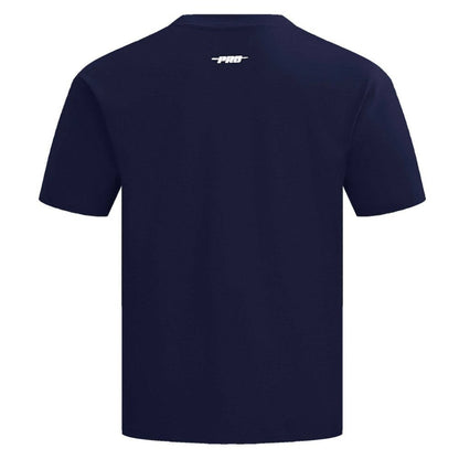 Tampa Bay Rays Pro Standard Turn It Up Dropped Shoulder T-Shirt - Navy