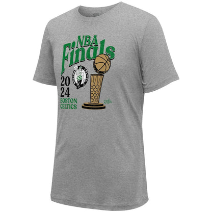 Boston Celtics Stadium Essentials Unisex 2024 NBA Finals Revolution T-Shirt - Heather Gray cheap