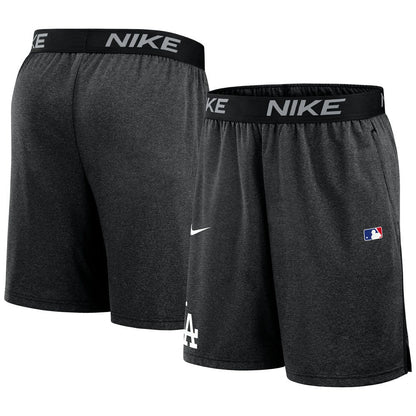 Los Angeles Dodgers Authentic Collection Performance Knit Shorts - Black | Nike