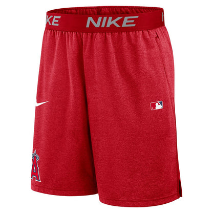 Los Angeles Angels Authentic Collection Performance Knit Shorts - Red | Nike