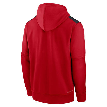 Washington Nationals Authentic Collection Performance Pullover Hoodie - Red | Nike