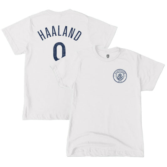 Erling Haaland Manchester City 1863FC Youth Player T-Shirt - White outlet