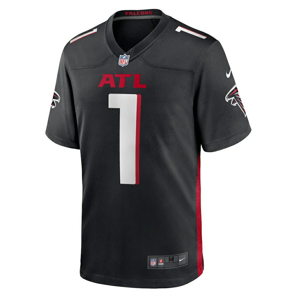 Number 1 Groom Atlanta Falcons Game Jersey - Black | Nike online