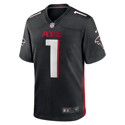 Number 1 Groom Atlanta Falcons Game Jersey - Black | Nike online