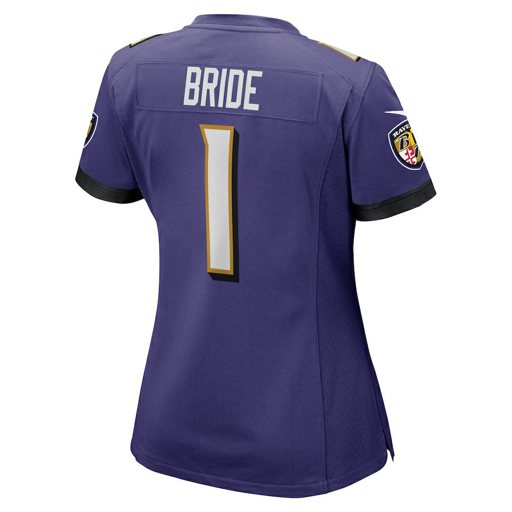 Number 1 Bride Baltimore Ravens Women's Game Jersey - Purple | Nike outlet