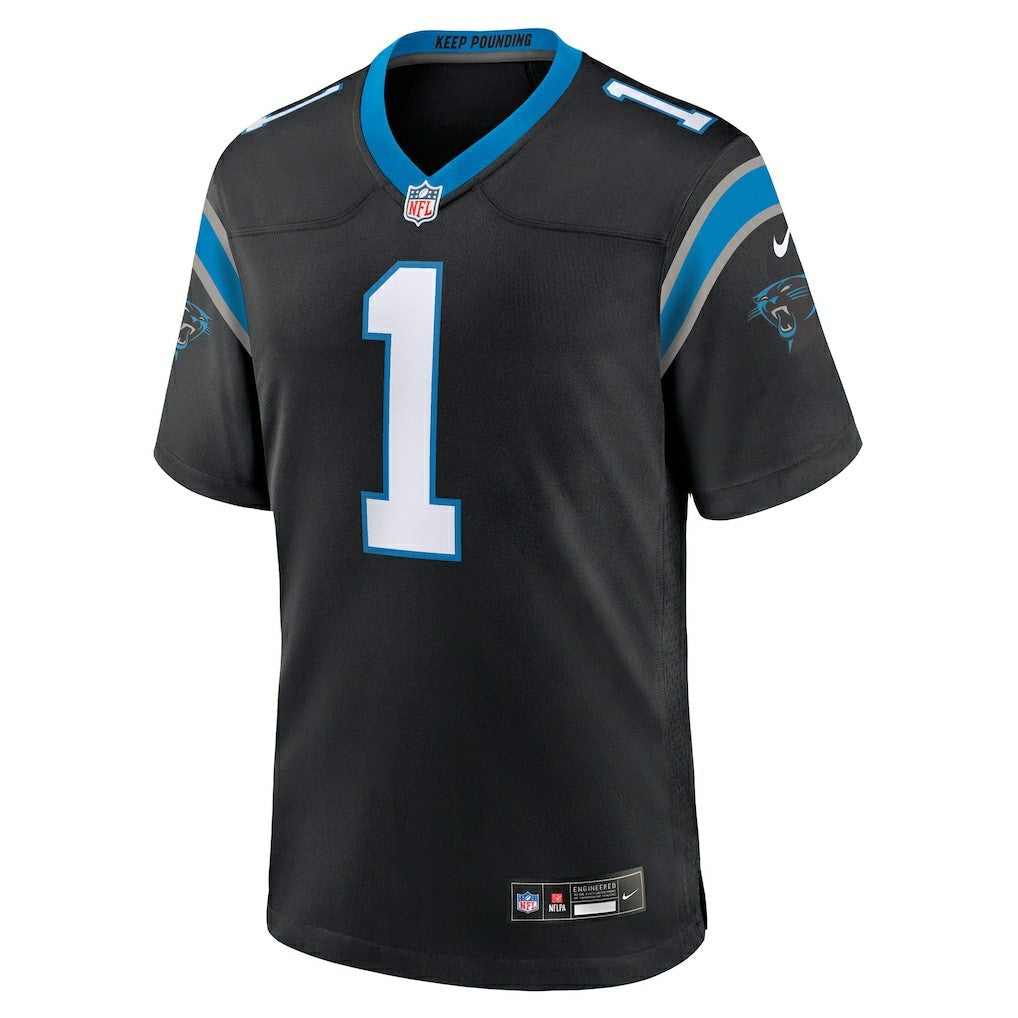 Number 1 Groom Carolina Panthers Game Jersey - Black | Nike discount