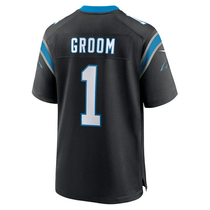 Number 1 Groom Carolina Panthers Game Jersey - Black | Nike discount