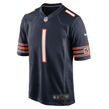 Number 1 Groom Chicago Bears Game Jersey - Navy | Nike online