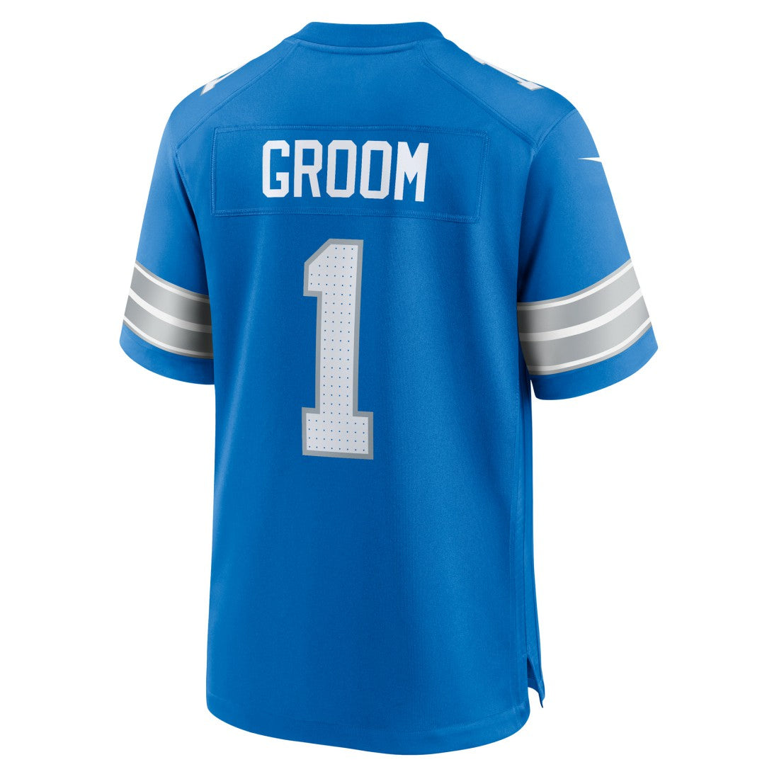 Number 1 Groom Detroit Lions Game Jersey - Blue | Nike sale