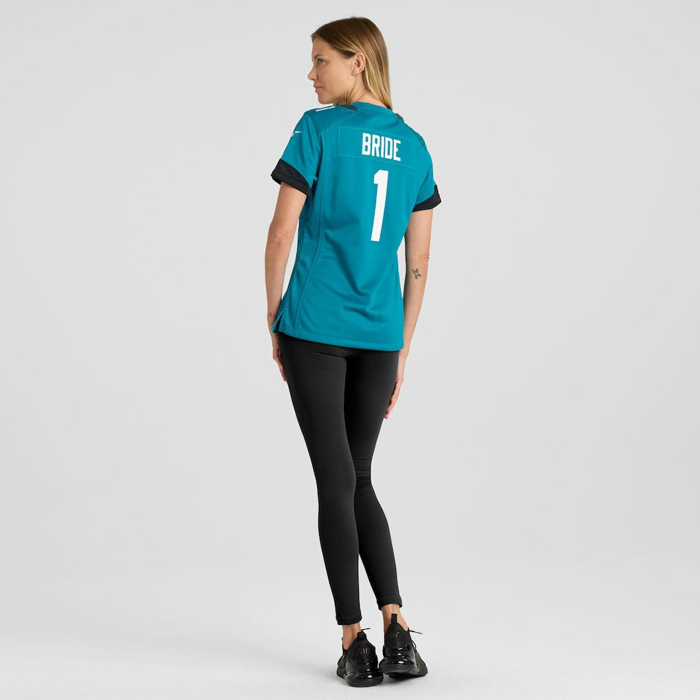 Number 1 Bride Jacksonville Jaguars Women's Game Jersey - Teal | Nike sale