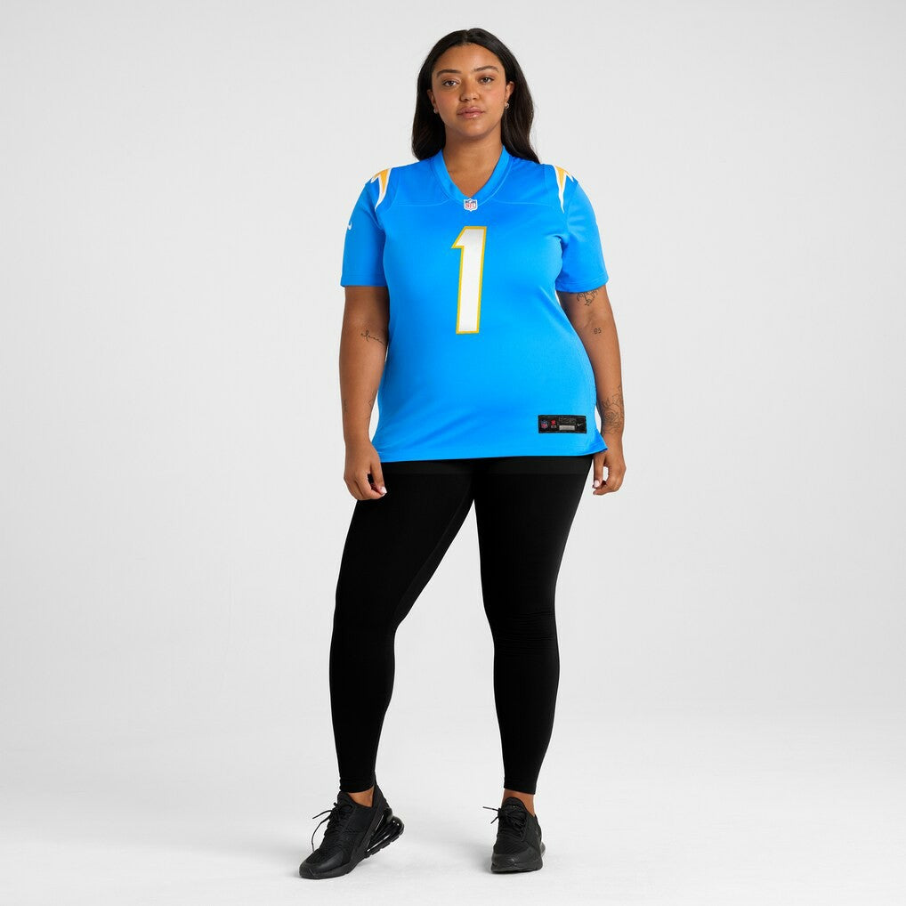 Number 1 Bride Los Angeles Chargers Women's Game Jersey - Powder Blue | Nike discount