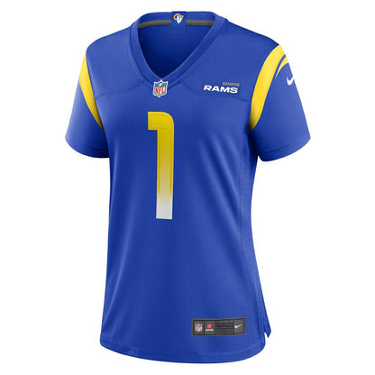 Number 1 Bride Los Angeles Rams Women's Game Jersey - Royal | Nike on sale